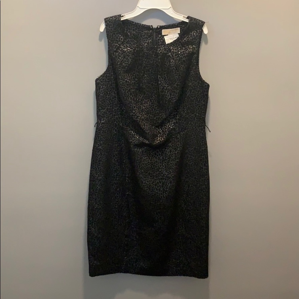 Michael Kors sleeveless animal print dress